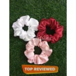 Scrunchies Silk Pack of 3