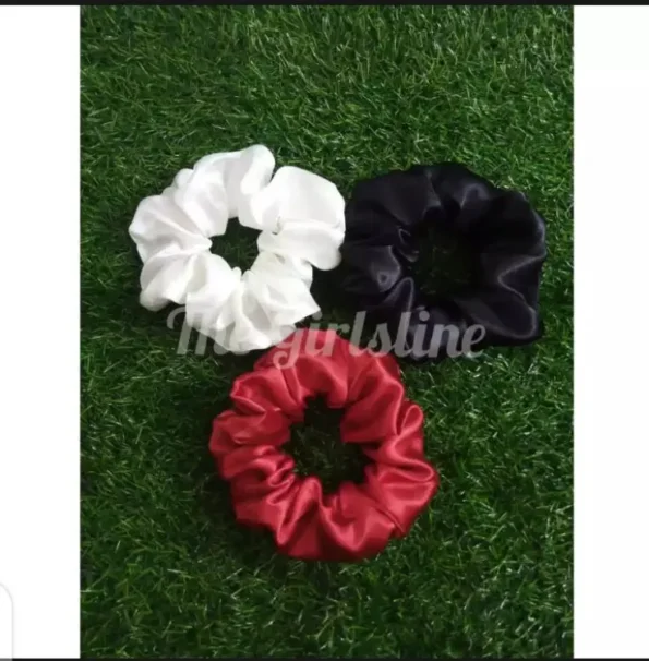 Scrunchies Silk Pack of 3