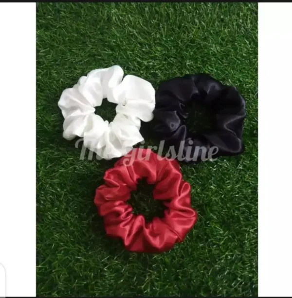 Scrunchies Silk Pack of 3